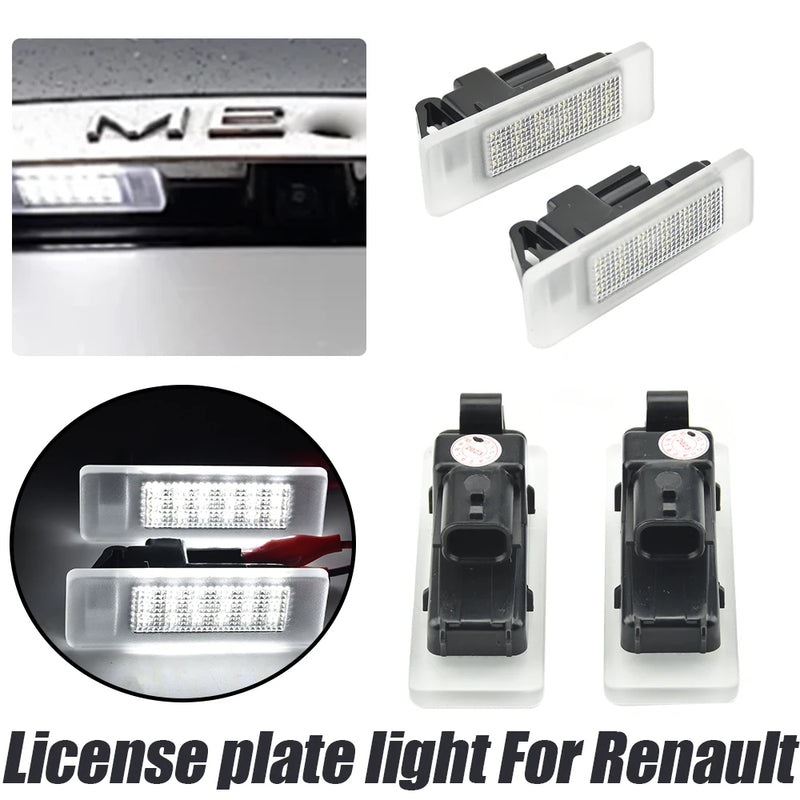 Éclairage de Plaque d'Immatriculation LED Renault Megane 4