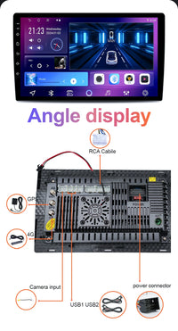 Autoradio Android Dodge Charger 2011-2014 Écran QLED 9 pouces CarPlay GPS Navigation