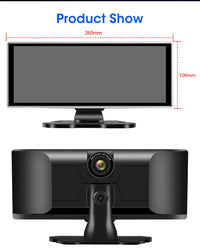 Dashcam 4K Écran CarPlay Sans Fil 11,26 ou 10,26 Pouces Double Caméra