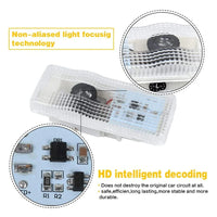 Projecteur Porte Citroën C5 2010-2016 LED, Lot de 2, 7 Motifs, Remplacement Direct