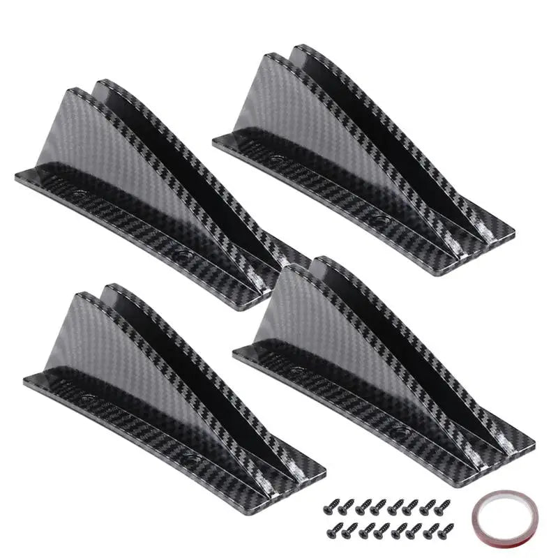 Diffuseur Arriere Universel Aileron de Requin (Kit 4 Pieces)