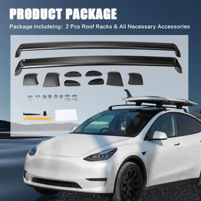 Barres de Toit Verrouillables Tesla Model 3 et Model Y