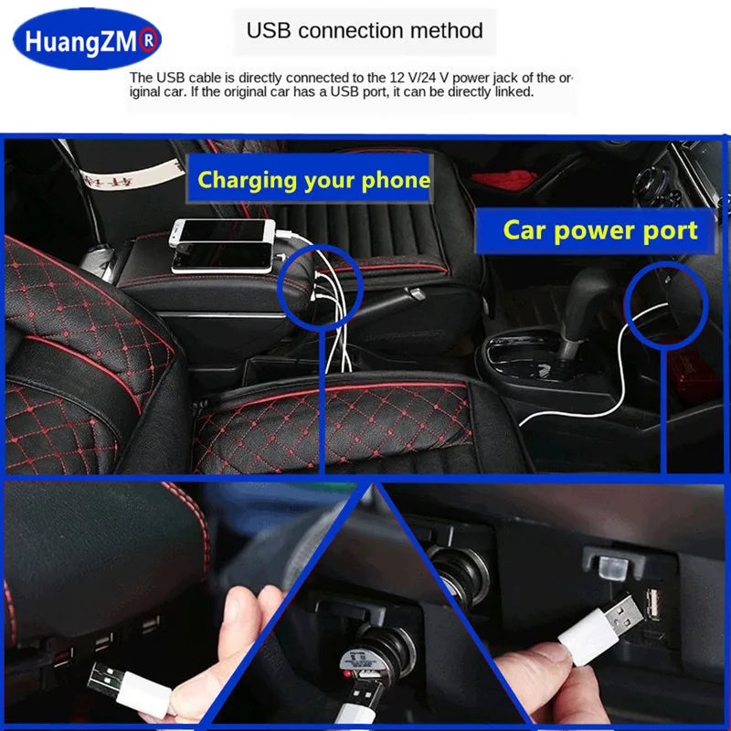 Accoudoir Central Citroën C3 C4 Coulissant 4 ou 9 USB Double Rangement