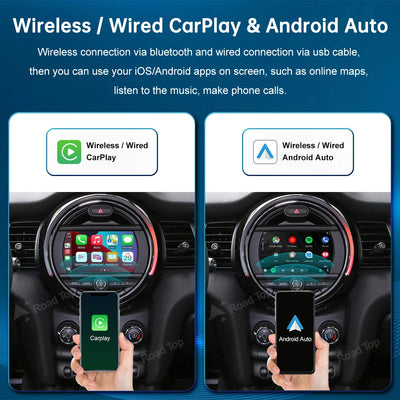Boîtier CarPlay Android Auto Sans Fil MINI R56 F56
