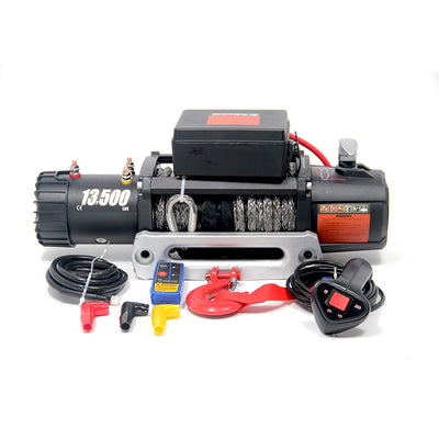 Treuil Électrique 12V 10000 lbs Câble Inox 4x4