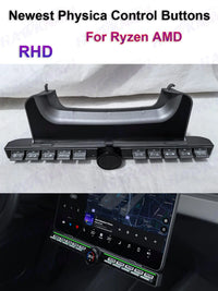 Bouton de Commande Multimédia Tesla Model 3 Y Console Centrale — vue de trois quarts