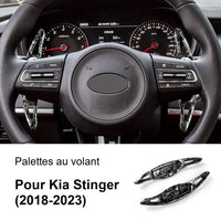 Palettes au Volant Kia Stinger GT 2018-2023 ABS Adhésives