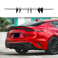 Lame de Diffuseur Arrière Kia Stinger 2018-2021 ABS Noir
