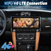 Autoradio Écran 12,3 Pouces Toyota Fortuner et Hilux 2015-2021 Android 14 CarPlay Sans Fil DSP