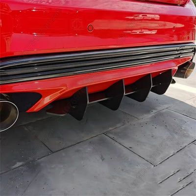 Diffuseur Arrière Ford Focus ST MK4 2019-2021 Noir Brillant