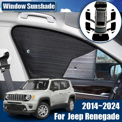 Pare-Soleil Vitres et Lunette Jeep Renegade 2015-2023
