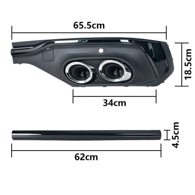 Lame Pare-Chocs Arrière Diffuseur Audi Q5 Sportback 2020-2023
