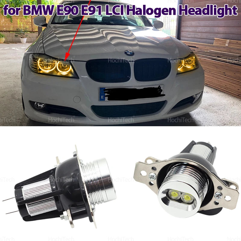 Ampoules LED Angel Eyes BMW Série 3 E90 E91 Berline Touring 2009-2011