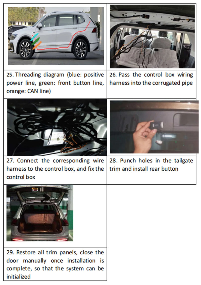 Kit Hayon Électrique Intelligent Mitsubishi Xforce Outlander Sport 2024-2025 Vérins Automatiques de Coffre