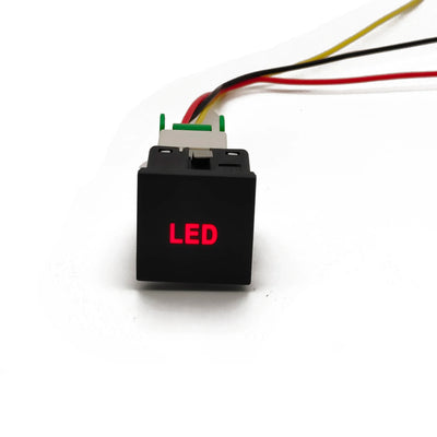 Bouton Poussoir LED Rouge Volkswagen Golf 6 Jetta 5 Scirocco