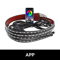 Éclairage d'Ambiance LED RGB Dessous de Caisse Voiture