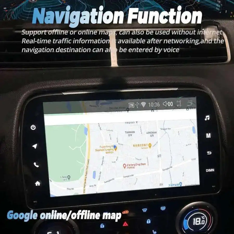 Autoradio Android Chevrolet Camaro 2010-2015 Écran 8 pouces CarPlay Sans Fil GPS 4G