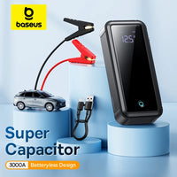 Booster de Batterie Voiture Baseus Supercondensateur 3000A