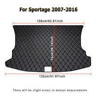 Maßgefertigte Kofferraummatte für Kia Sportage 2007–2025