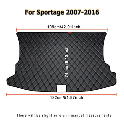 Tapis de Coffre Kia Sportage 2007-2025 Sur Mesure