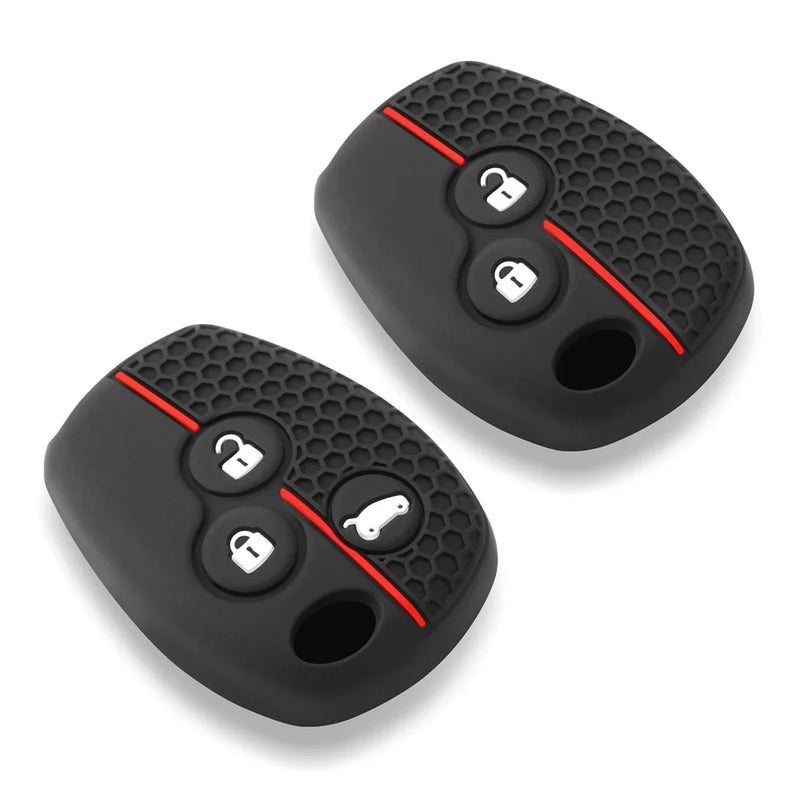 Étui de Protection Clé Renault Dacia Silicone Clio 3 Modus Twingo Kangoo 2 ou 3 Touches