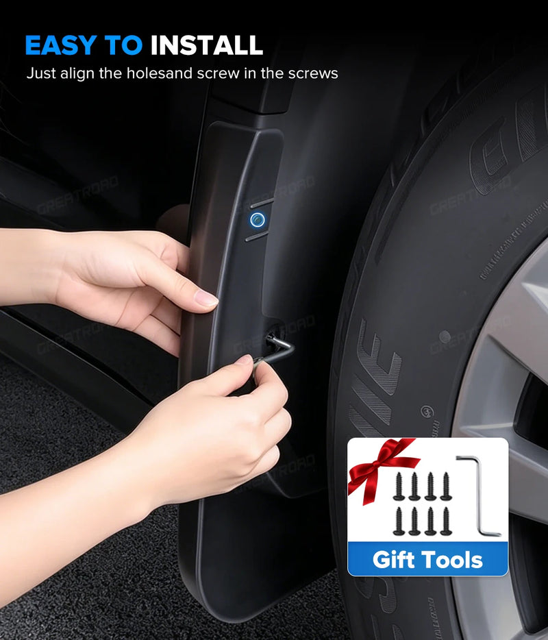 Garde-Boue Citroën C3 2014-2020 Bavettes 4 Pièces