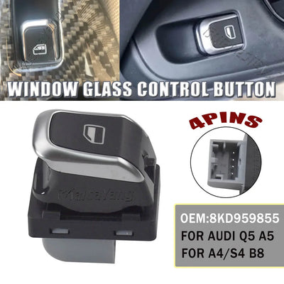 Bouton Lève-Vitre Conducteur Audi A4 S4 B8 Q5 A5 Quattro