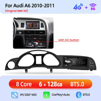 Autoradio Junsun Caméra 360 Audi A6 C6 4F 2005-2011 — vue en situation