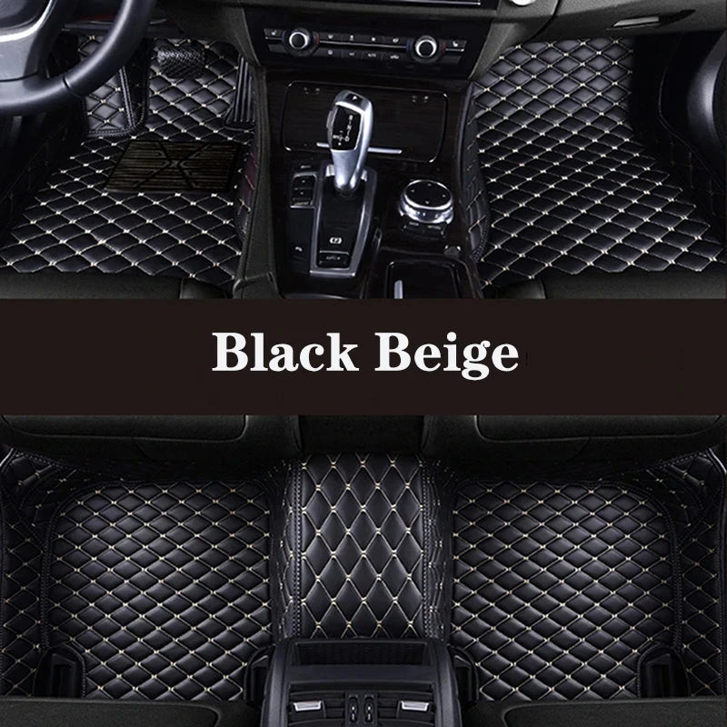 Tapis de Sol Peugeot 208 II P21 2019-2026 Sur Mesure Cuir Synthétique Matelassé 5 Places