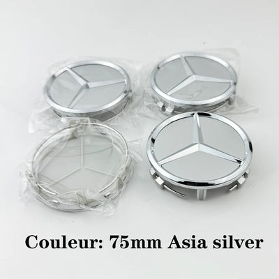 Cache-Moyeux Mercedes AMG W204 W205 GLA GLC 75mm