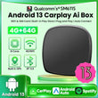 Boîtier CarPlay Renault AI Box 4G 64 Go GPS Sans Fil