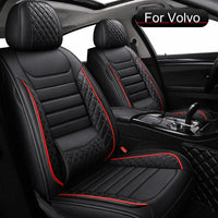 Housse de Siège Auto Volvo XC60 XC40 S60 XC90 EX40 Cuir PU 5 Places Imperméable Compatible Airbag