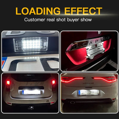 Éclairage de Plaque LED Dacia Duster 12V