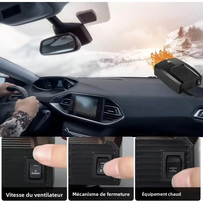Chauffage Voiture 12V 24V Céramique PTC 180 W Chaud et Froid