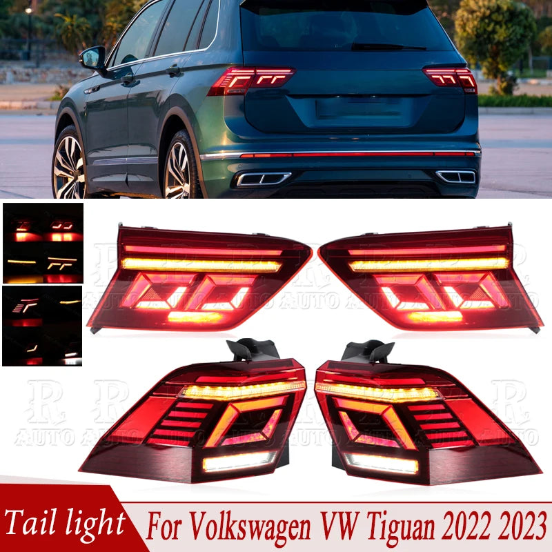 Feux Arrière LED Volkswagen Tiguan II 2017-2023 Extérieur ou Intérieur
