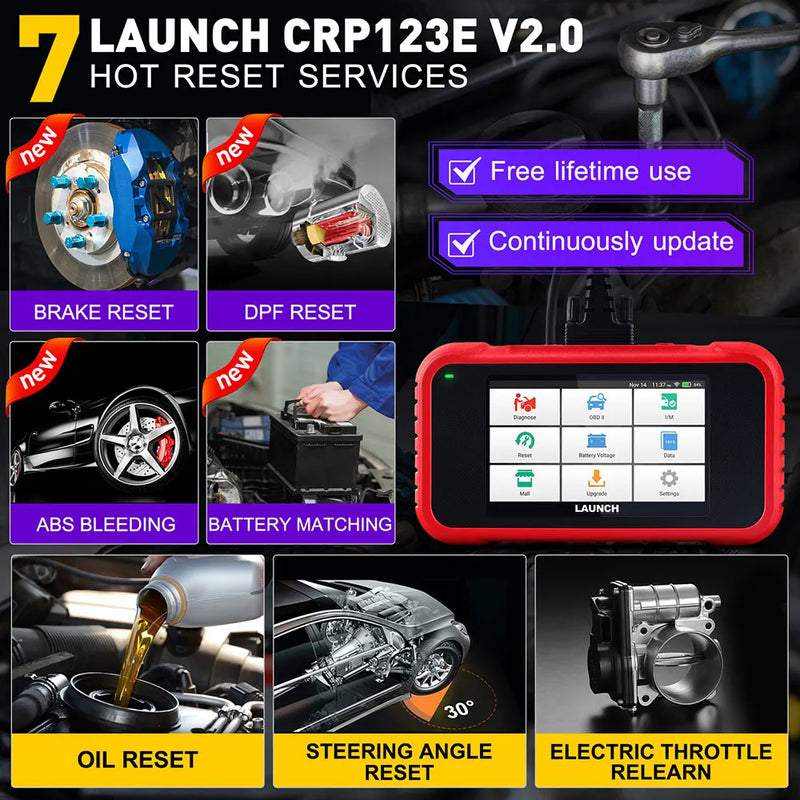 Diagnoseträger Launch X431 CRP123E V2.0 und CRP129E V2.0