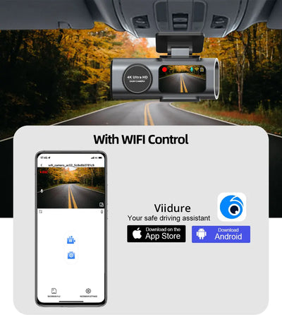 Dashcam Acceo B53P 4K Discrète GPS Wi-Fi