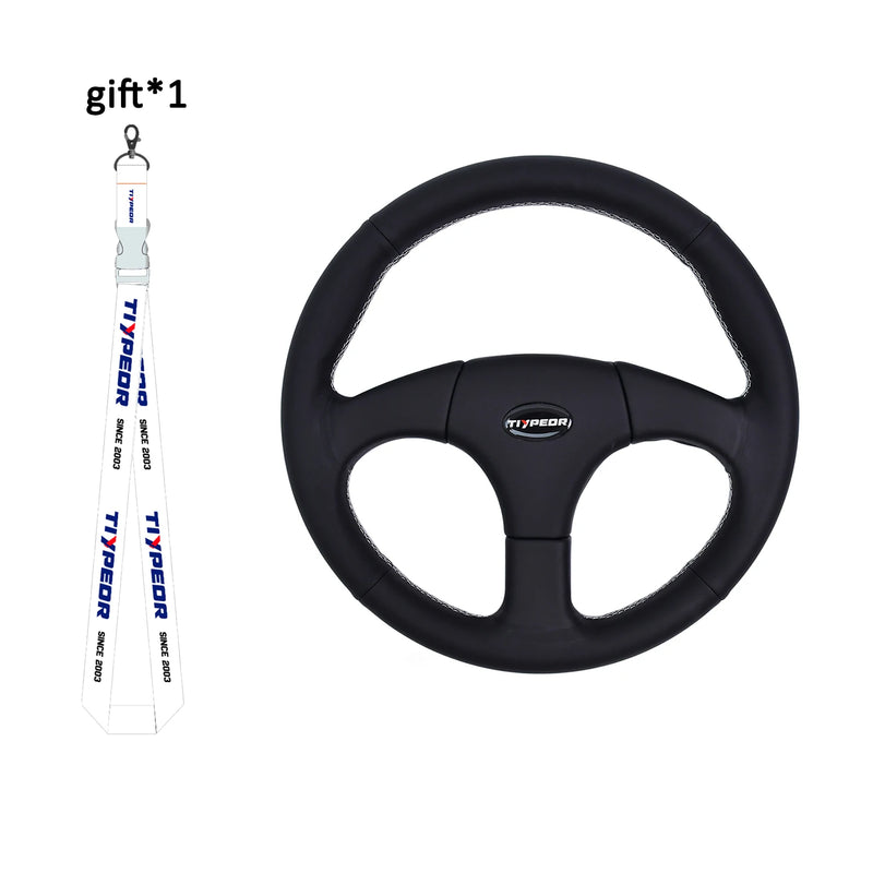 Volant Sport Universel 350 mm 3 Branches PCD 70 mm