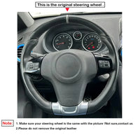 Housse de Volant à Coudre Opel Corsa OPC VXR Vauxhall Corsa VXR 2006-2015 Cuir ou Simili Cuir Noir