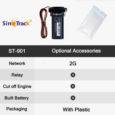 Traceur GPS Voiture SinoTrack ST-901 Temps Réel 4G