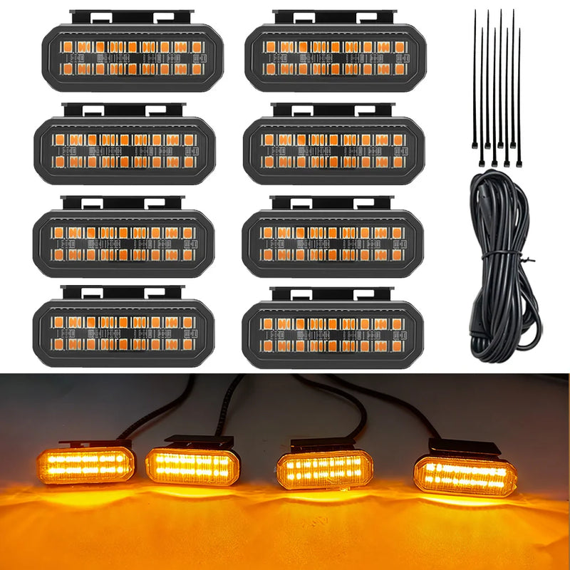 Feux de Calandre LED Nissan Frontier 4, 5 ou 8 Feux RGB ou Couleur