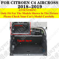 Tapis de Coffre Citroën C4 C-Quatre Picasso Aircross C5 Aircross C5 X C6 C3-XR C-Elysée Sur Mesure Doublure Arrière