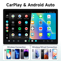 Autoradio Android Ford Mustang 2010-2014 Écran 2K CarPlay Sans Fil Caméra ADAS 360 GPS