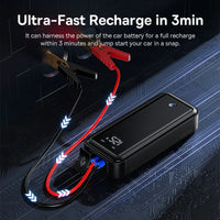Booster de Batterie Voiture Baseus Supercondensateur 3000A
