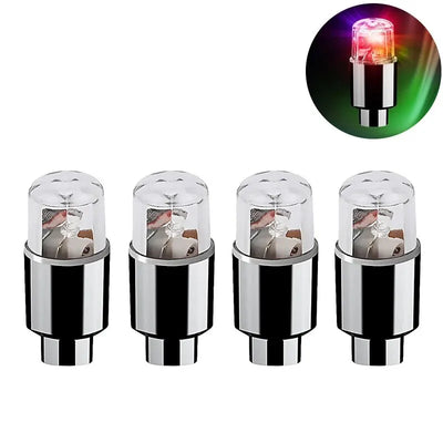 Bouchons de Valve Universels LED Lumineux Multicolores