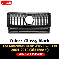 Calandre Avant Style GT Noir Brillant ou Chromée Mercedes-Benz Classe G W463 2004-2018 Ancien Modèle