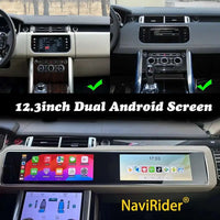 Autoradio Android Double Écran 12,3 ou 15,5 Pouces Range Rover Sport L494 2013-2017 CarPlay GPS