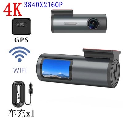 Dashcam 4K Double Objectif GPS WiFi Vision Nocturne