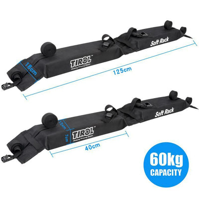 Barres de Toit Souples EVA 60 kg Universelles