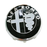 Cache-Moyeux Alfa Romeo 58 mm Lot de 4 Centres de Roue Logo pour Giulietta MiTo Giulia 159 147 156 166 Stelvio Brera